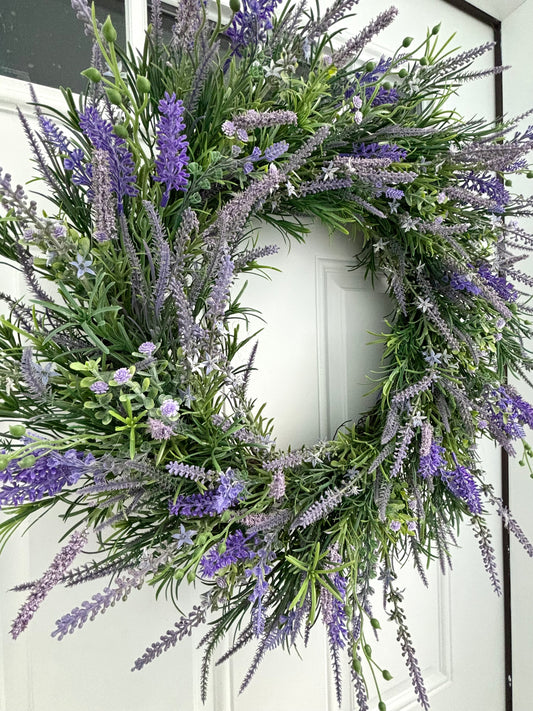 Lavender Year Round Wreath