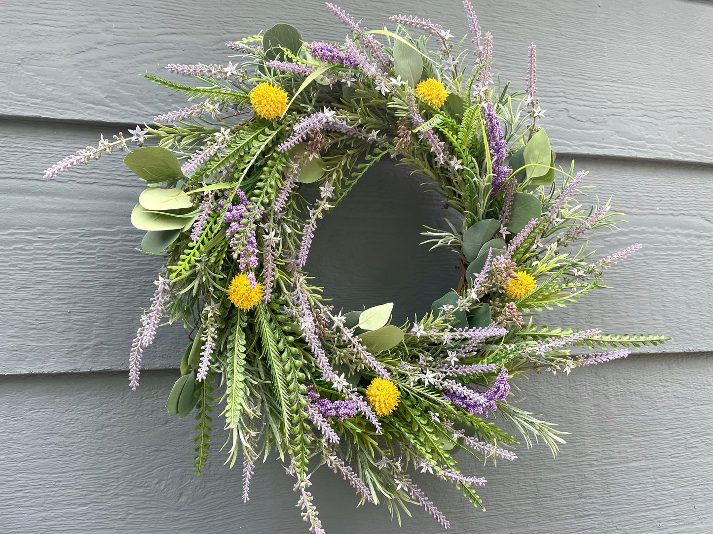 Lavender Summer Fall Wreath