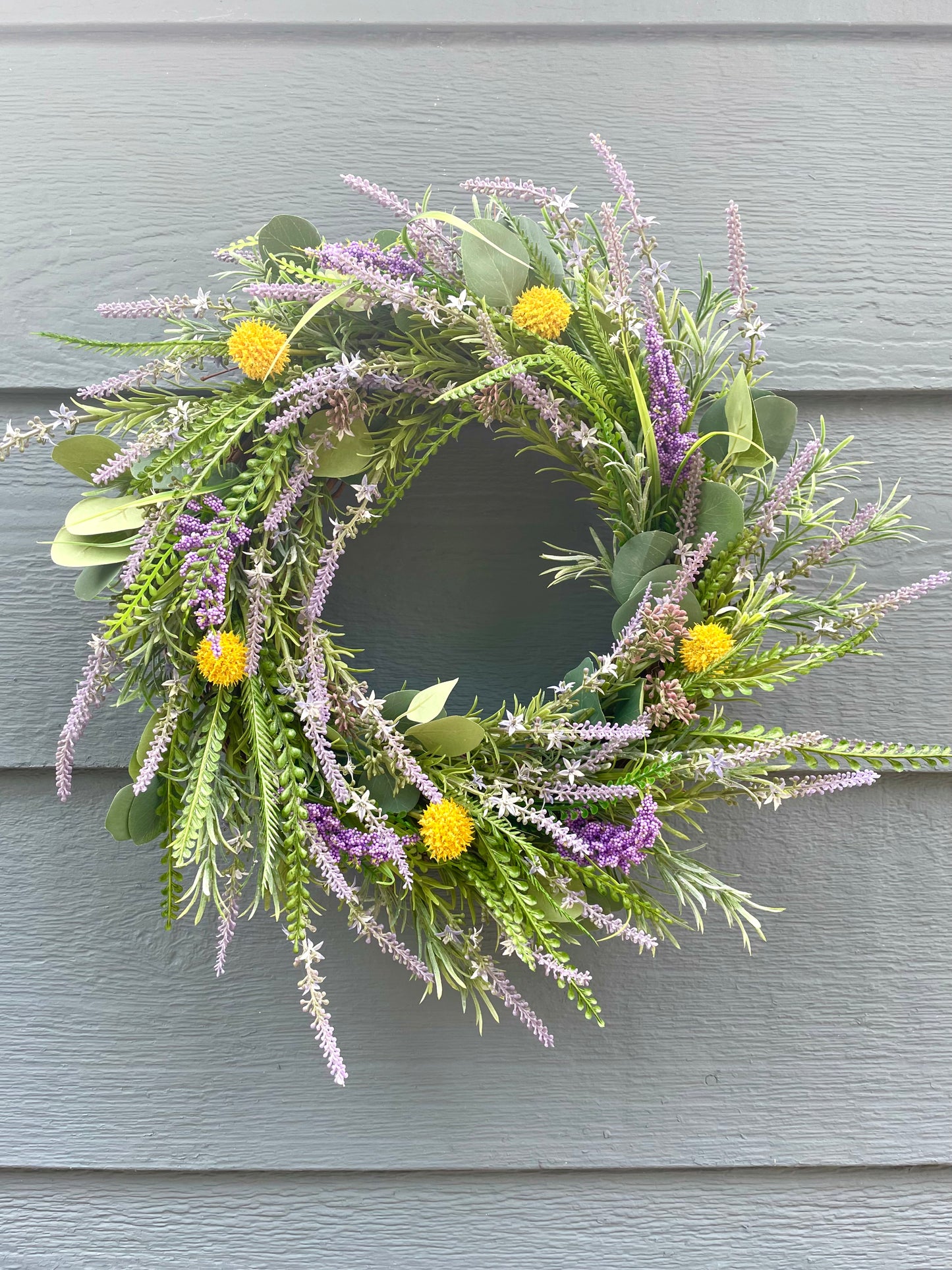 Lavender Summer Fall Wreath