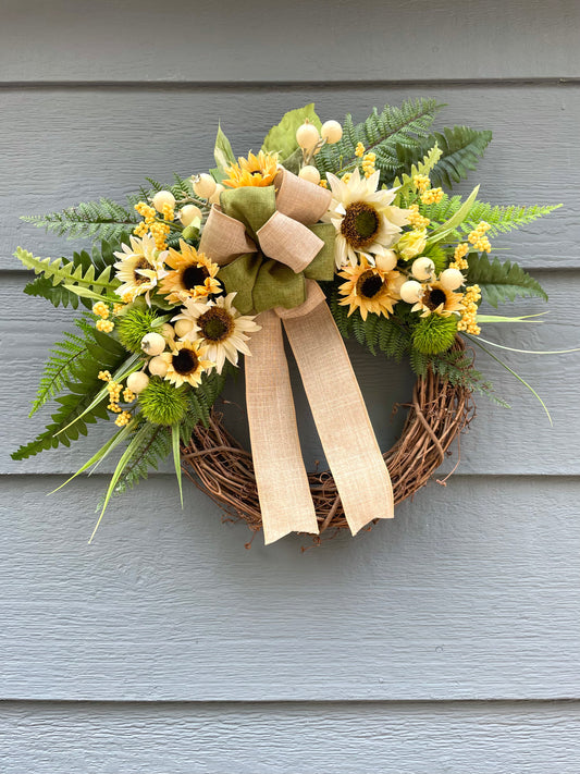 Sunflower Summer Wreath