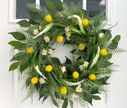 Daisy Summer Wreath