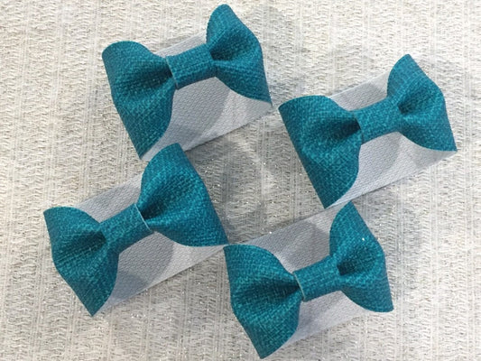 faux leather napkin rings, summer napkin rings, bow napkin rings, fall napkin rings, turquoise napkin rings, bow napkin holder